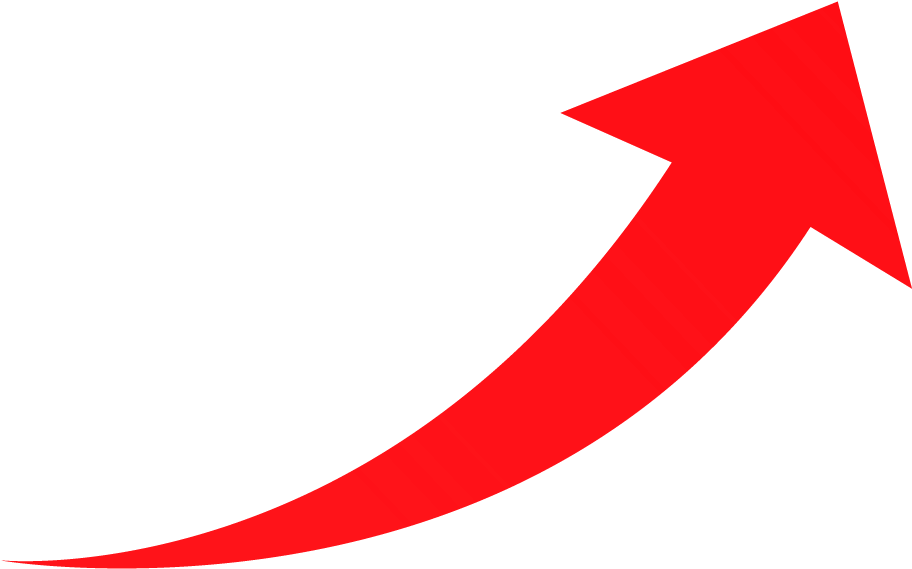 Red Upward Arrow PNG Image