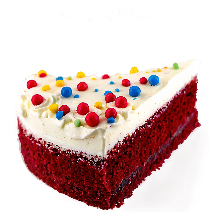 Red Velvet Cake Slice Png Mca PNG Image