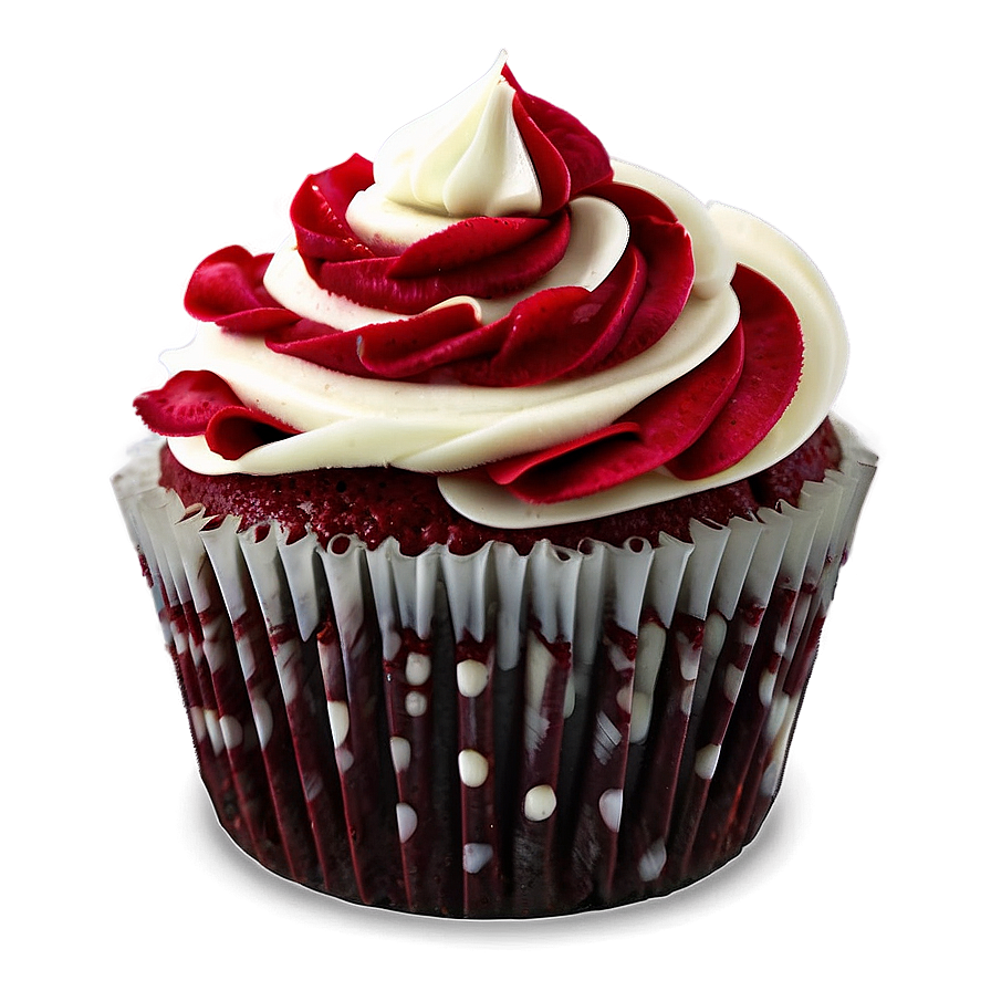 Red Velvet Cupcake Png Tay PNG Image