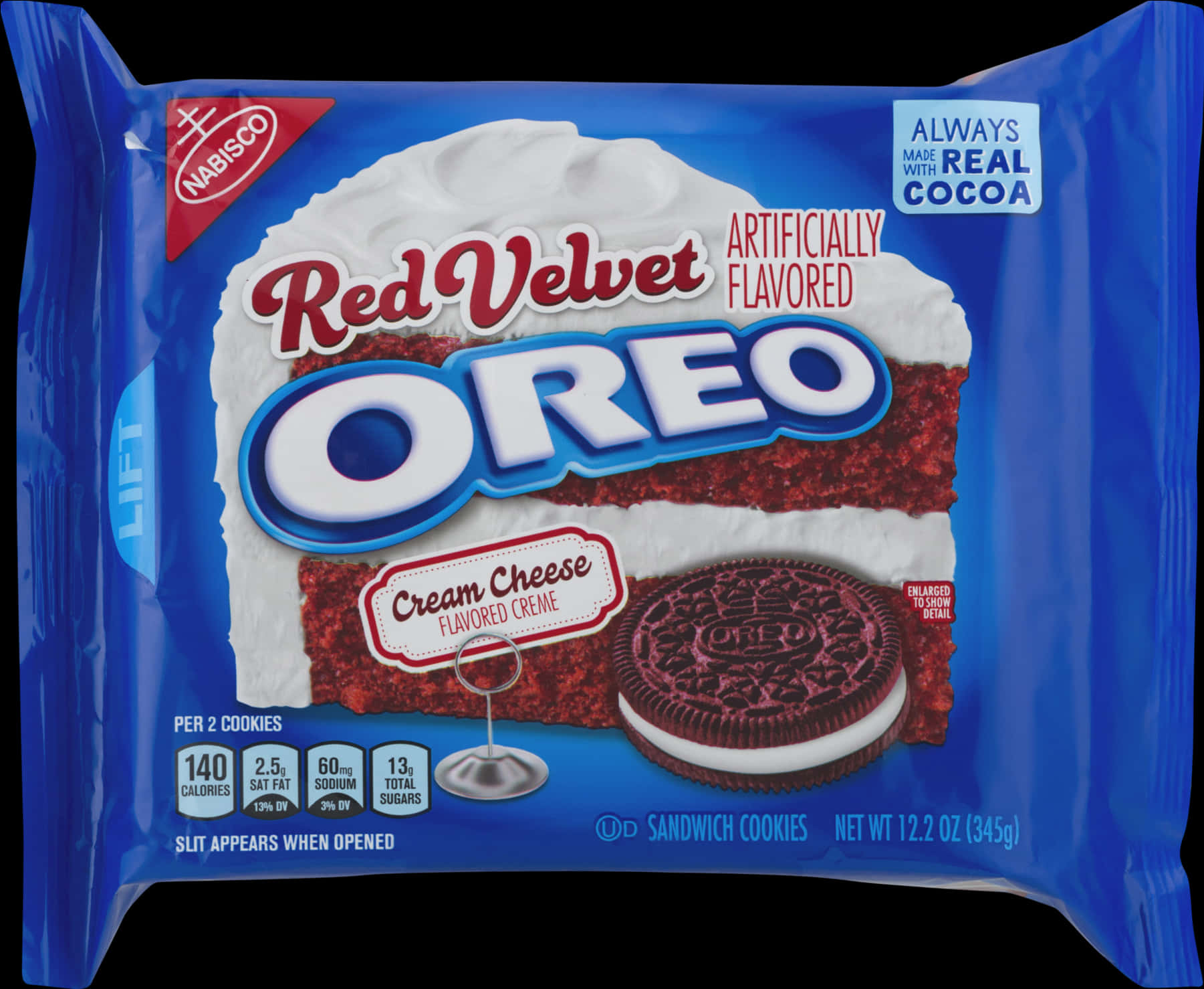 Red Velvet Oreo Package PNG Image