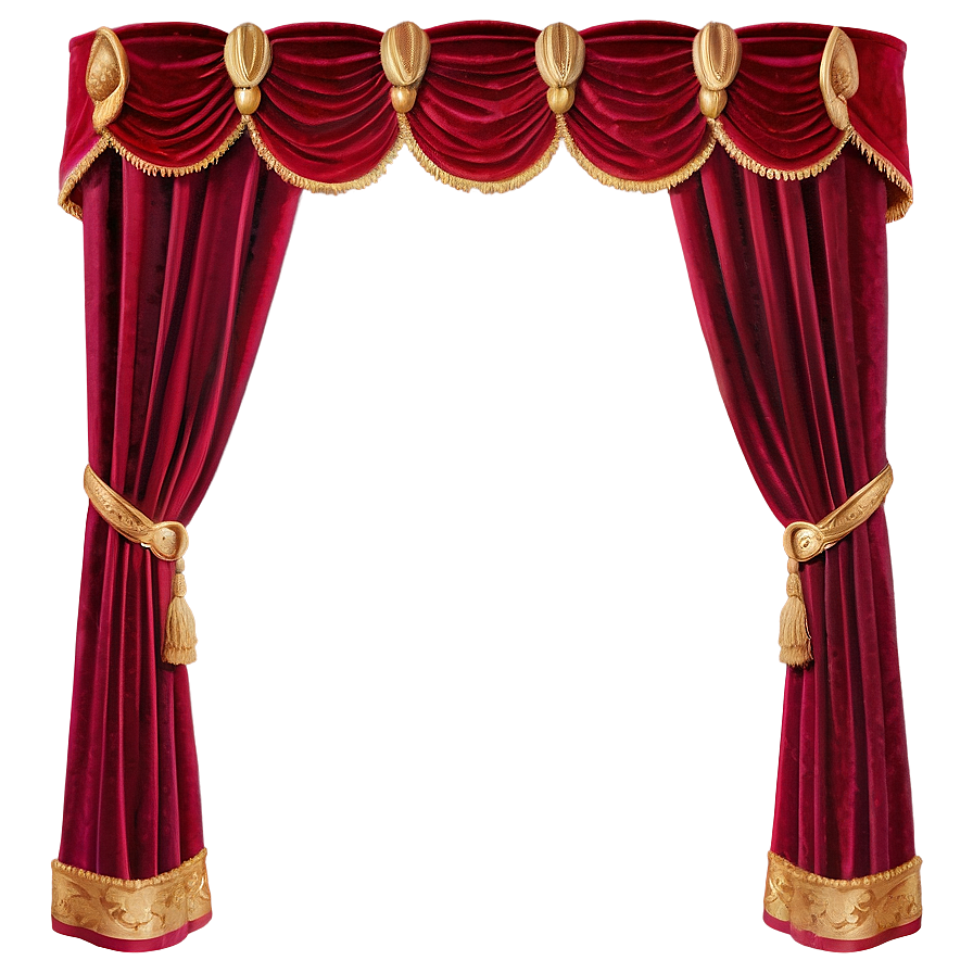 Red Velvet Theatre Curtain Png Kea9 PNG Image