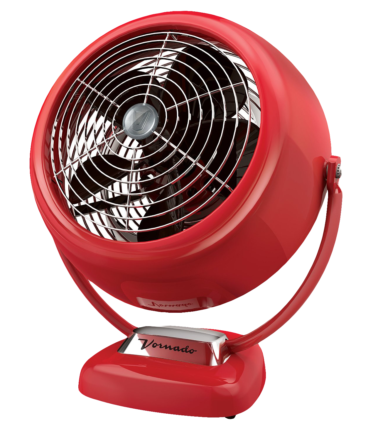 Red Vintage Style Vornado Fan PNG Image