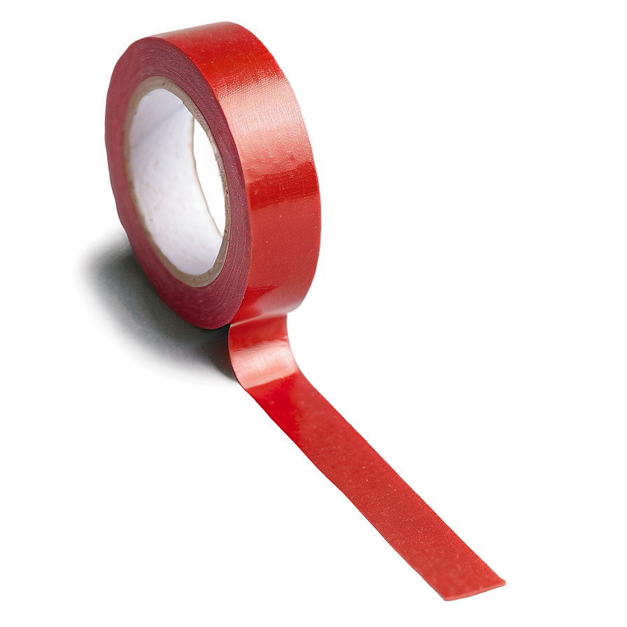 Red Washi Tape Png 06132024 PNG Image