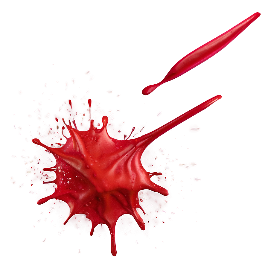 Red Watercolor Splash Png Wao PNG Image