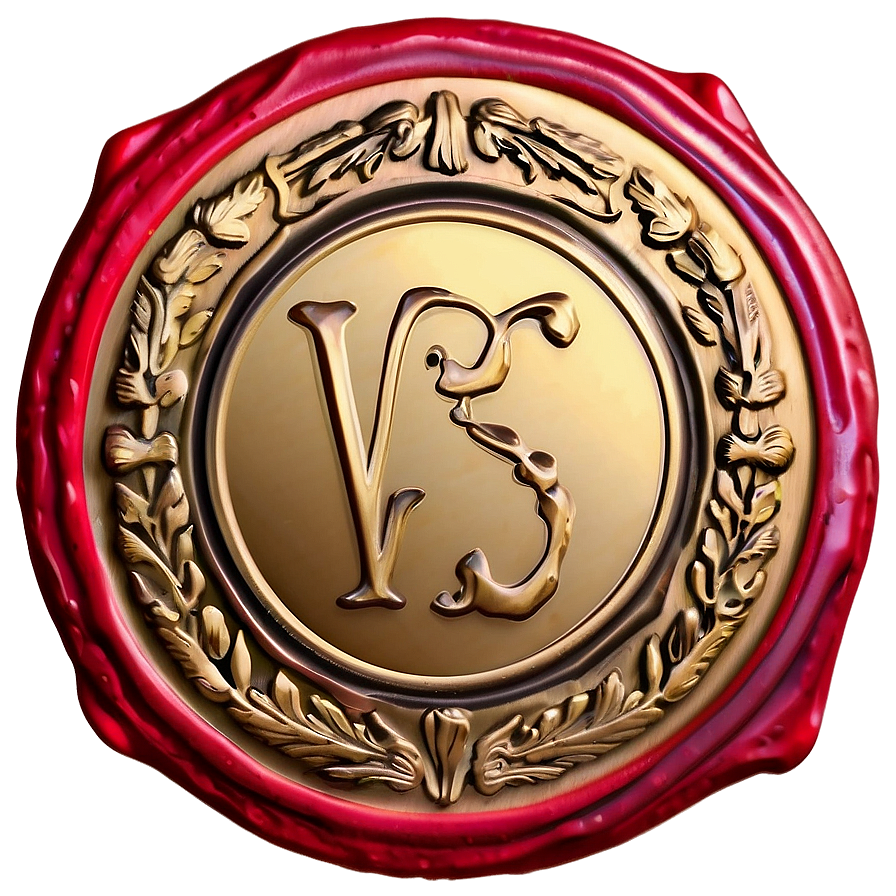 Red Wax Seal Png Hwp PNG Image