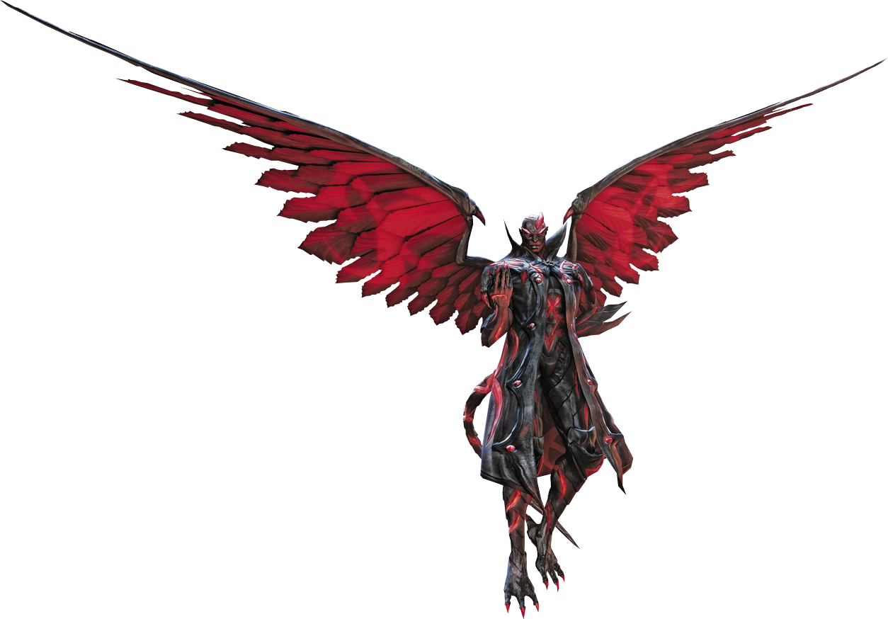 Red Winged Victory Angel Fantasy Art PNG Image