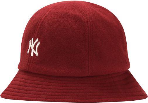 Red Yankees Bucket Hat PNG Image