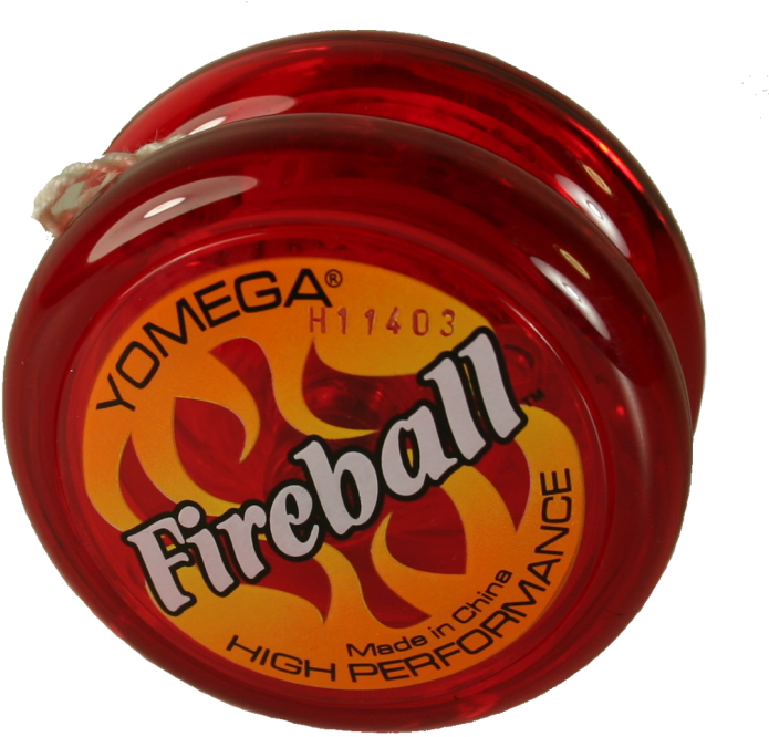 Red Yomega Fireball Yo Yo PNG Image