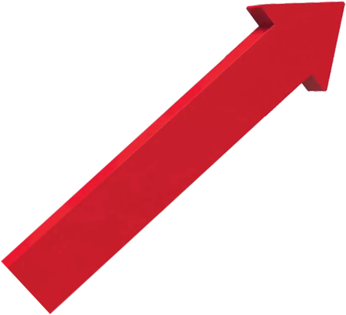 Red3 D Arrow Upward Clipart.png PNG Image