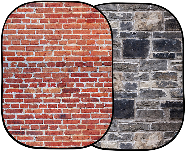 Redand Black Brick Walls PNG Image