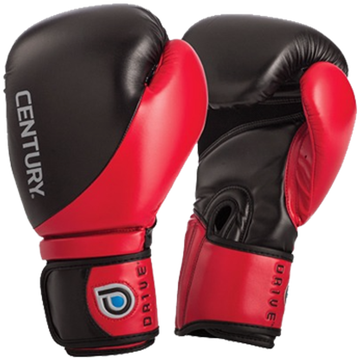 Redand Black Century Boxing Gloves PNG Image