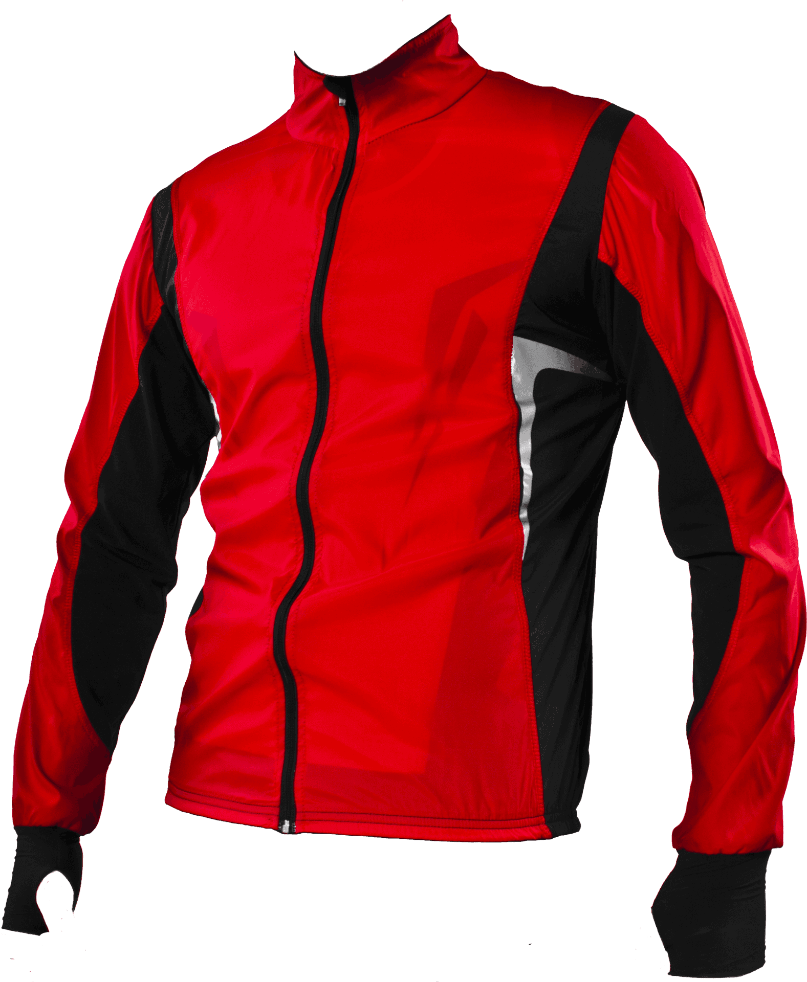 Redand Black Sports Jacket PNG Image