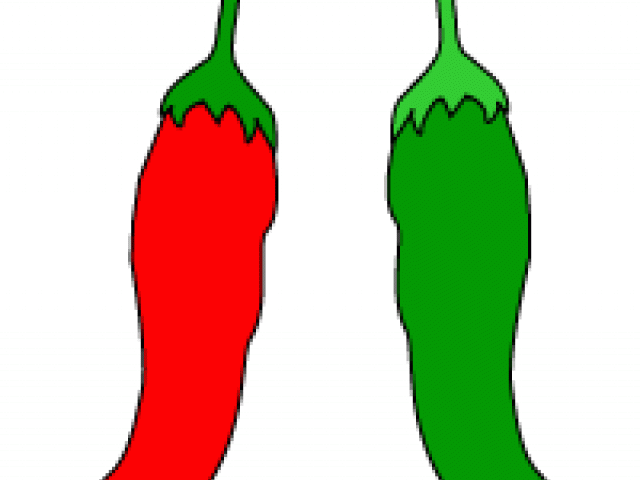 Redand Green Chili Peppers PNG Image