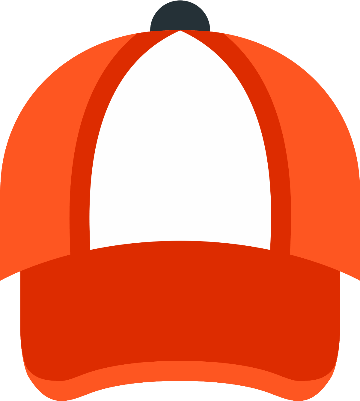 Redand White Baseball Cap PNG Image