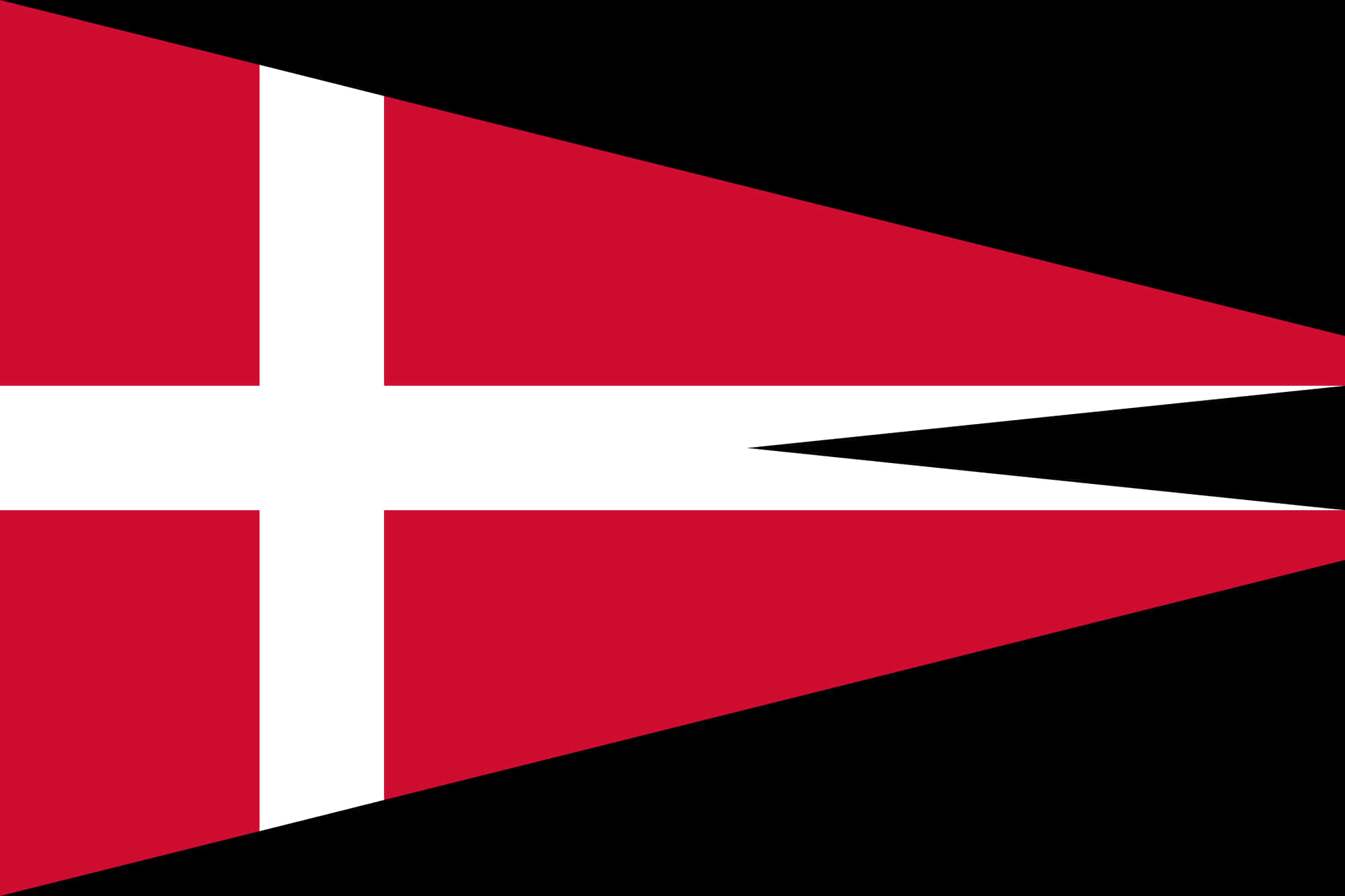 Redand White Nautical Flag PNG Image