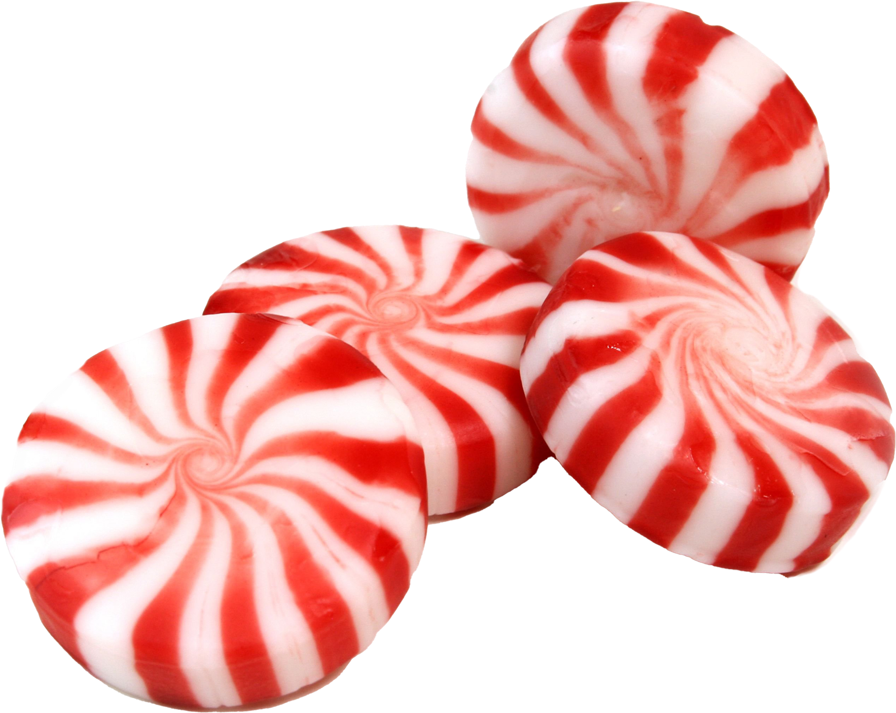 Redand White Peppermint Candies PNG Image