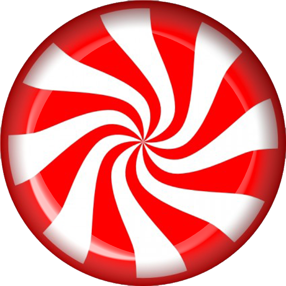 Redand White Peppermint Candy PNG Image