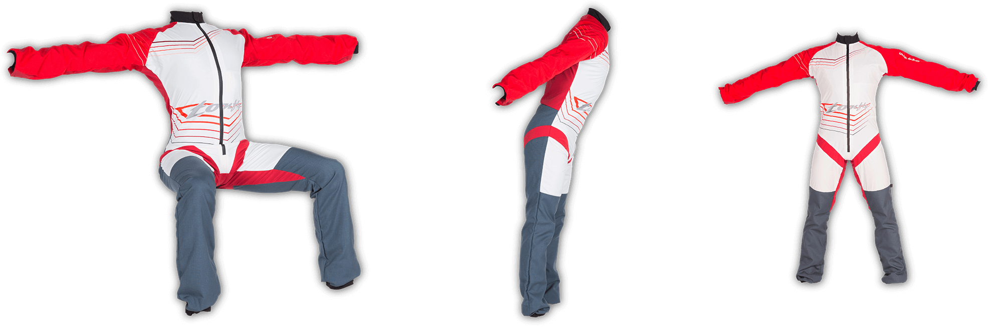 Redand White Racing Suit Triptych PNG Image