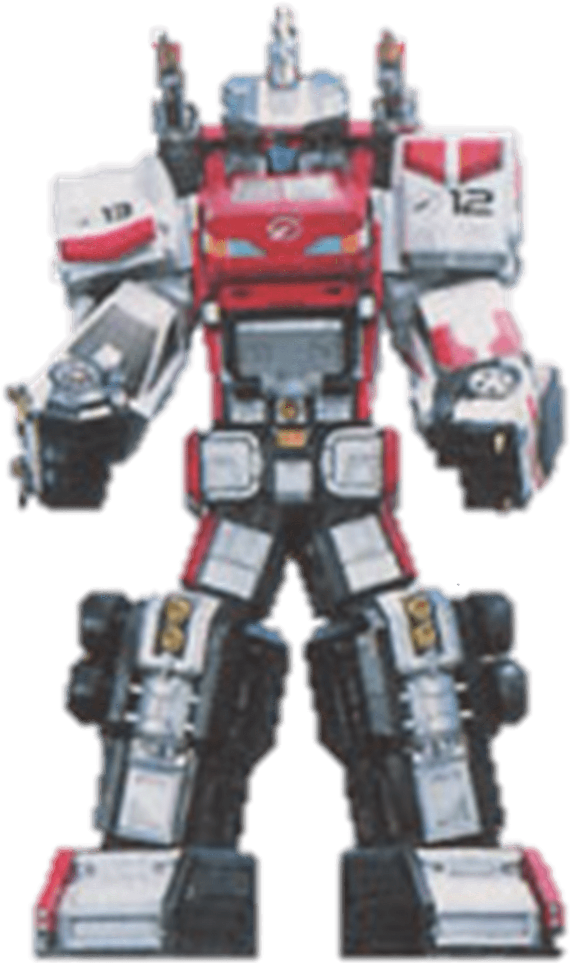 Redand White Robot Toy PNG Image