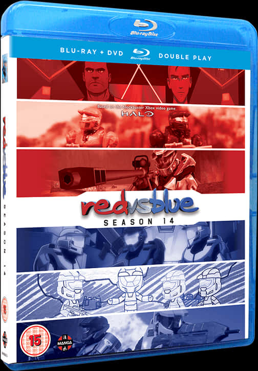 Redvs Blue Season14 Bluray Cover PNG Image