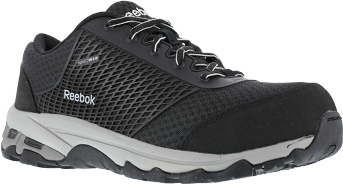 Reebok Black Running Shoe PNG Image