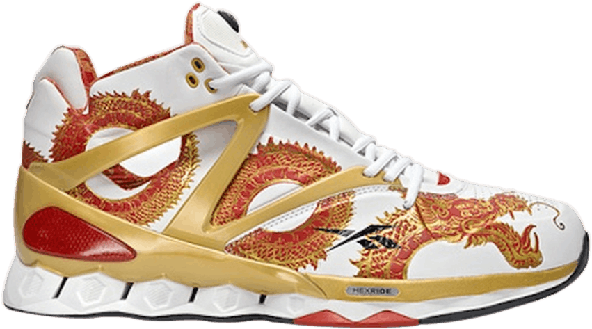 Reebok Dragon Design Sneaker PNG Image