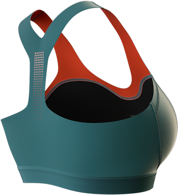 Reebok Sports Bra Product Showcase PNG Image