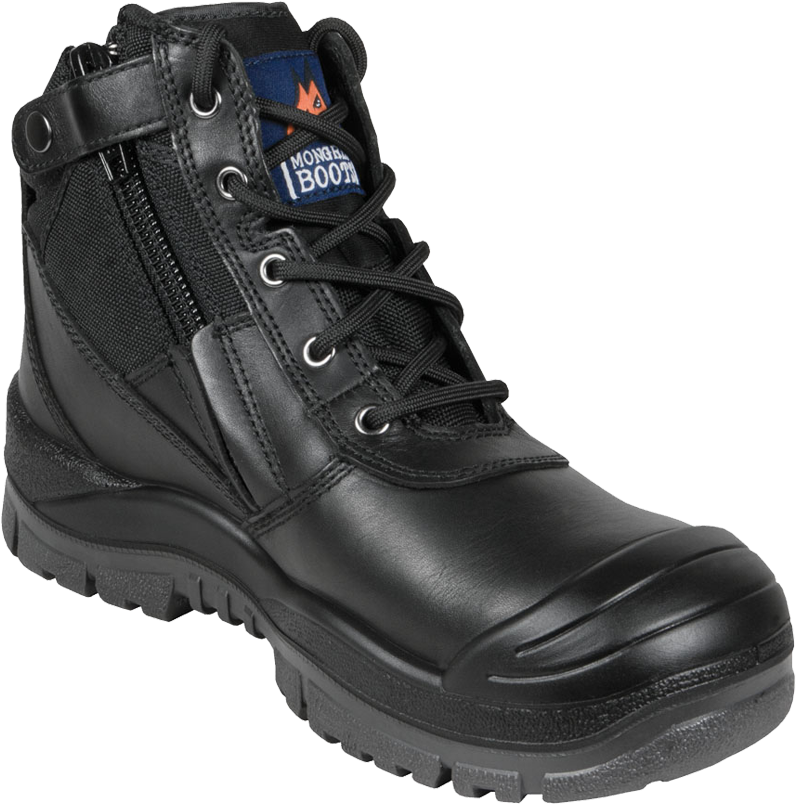 Reebok Work Boot Side View PNG Image