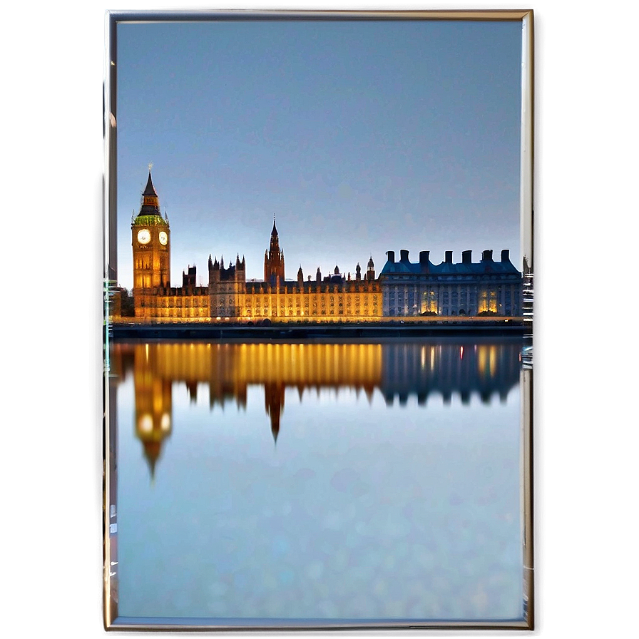 Reflection Of Big Ben Png Ipk17 PNG Image