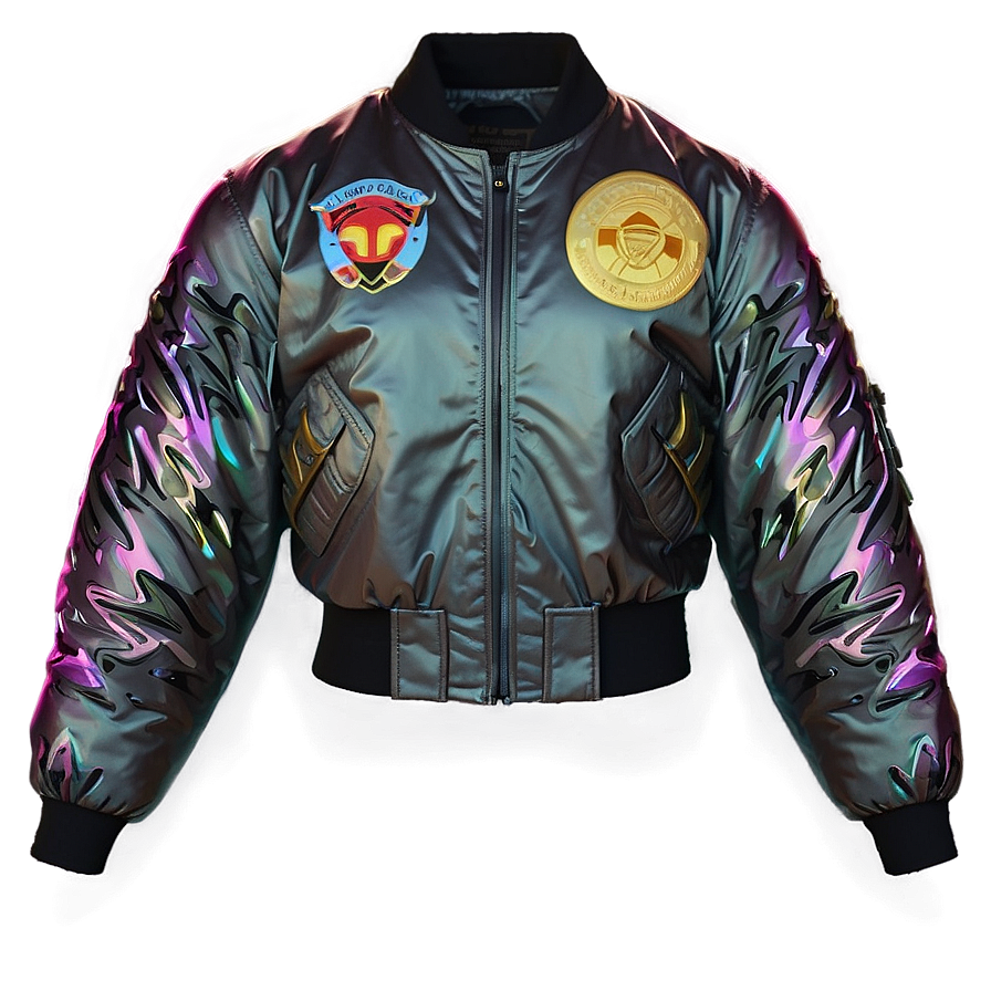 Reflective Night Bomber Png Smk PNG Image