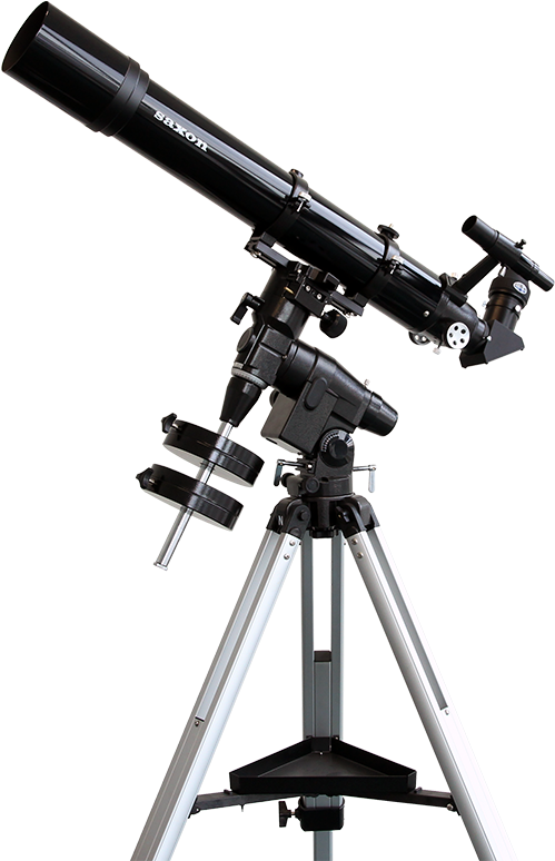 Reflective Telescopeon Tripod Stand PNG Image