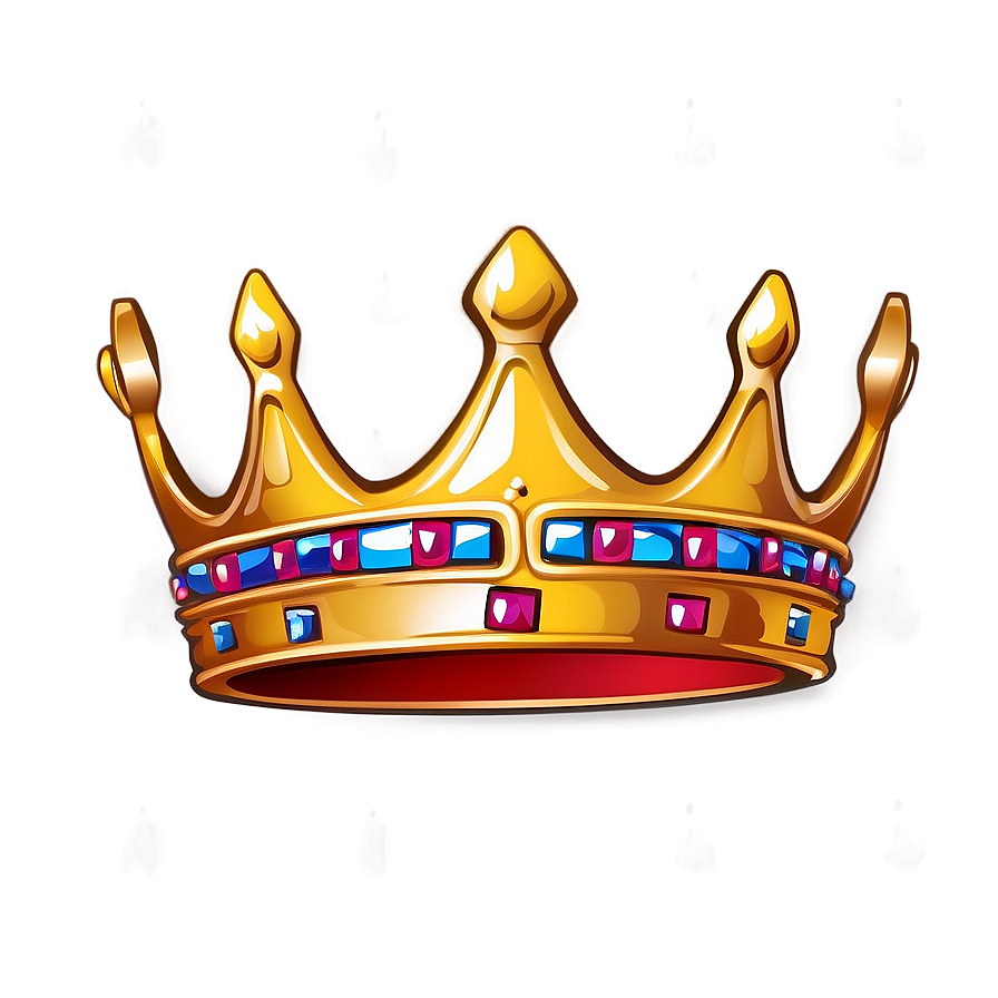 Regal Cartoon Crown Png Thh98 PNG Image