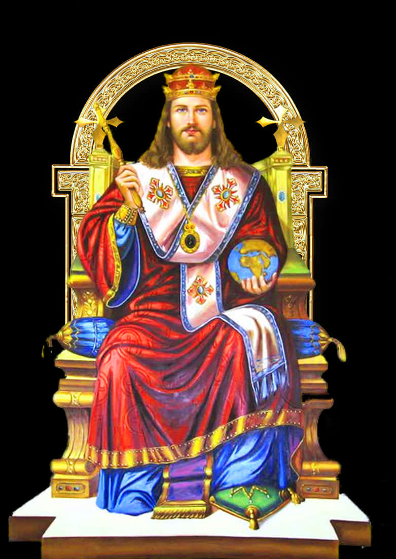 Regal Christon Throne PNG Image