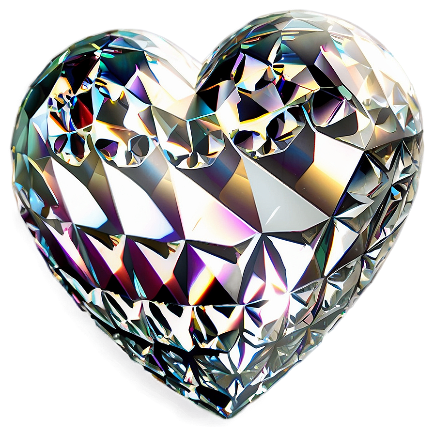 Regal Diamond Heart Png 25 PNG Image