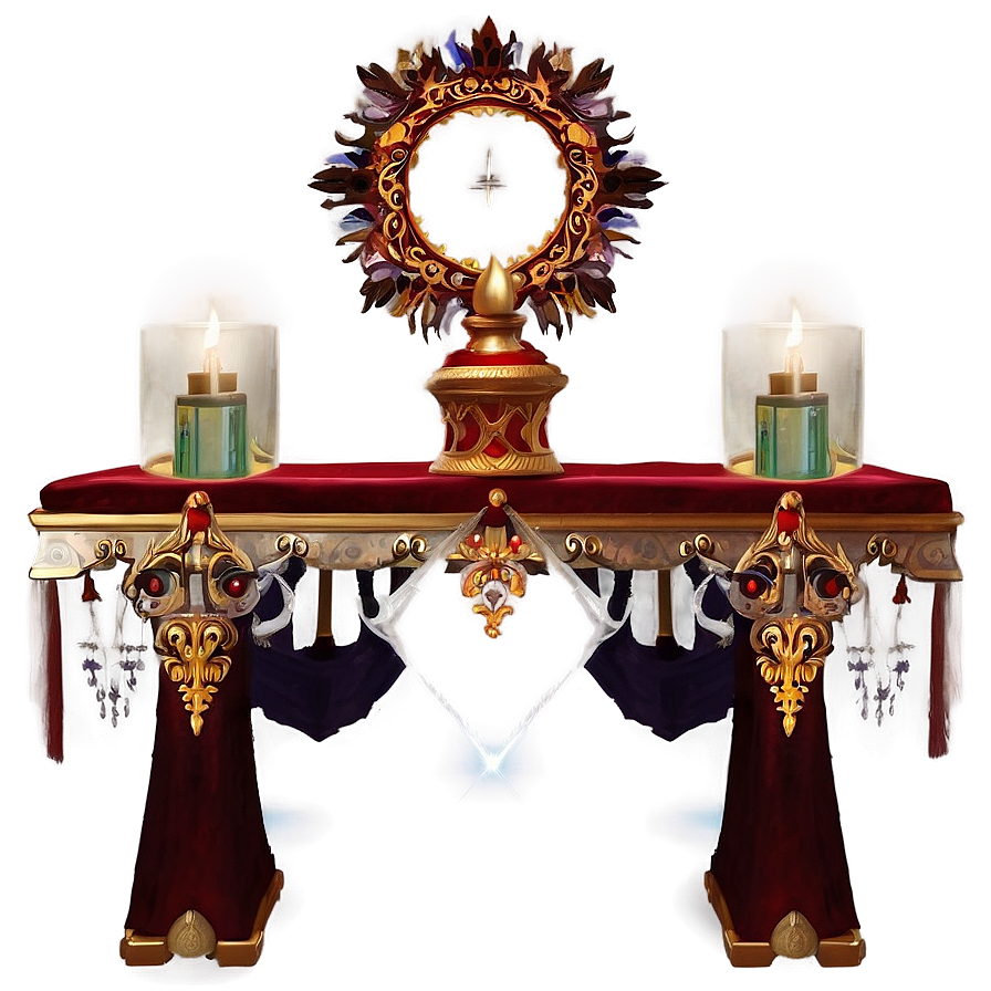 Regal Red Altar Png Xfk39 PNG Image