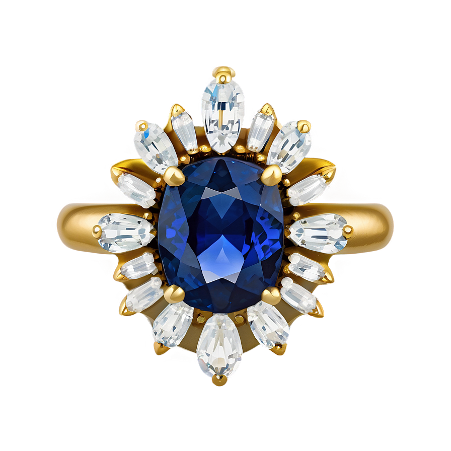 Regal Sapphire Jewelry Png Whp66 PNG Image