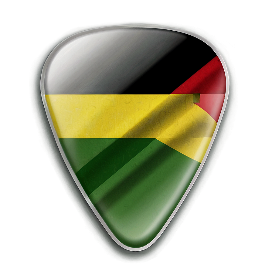 Reggae Guitar Pick Png Dhy PNG Image