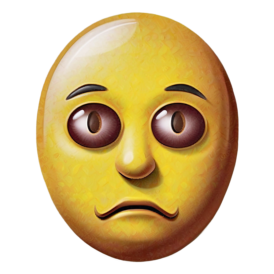 Regretful Emoji Png Eca68 PNG Image