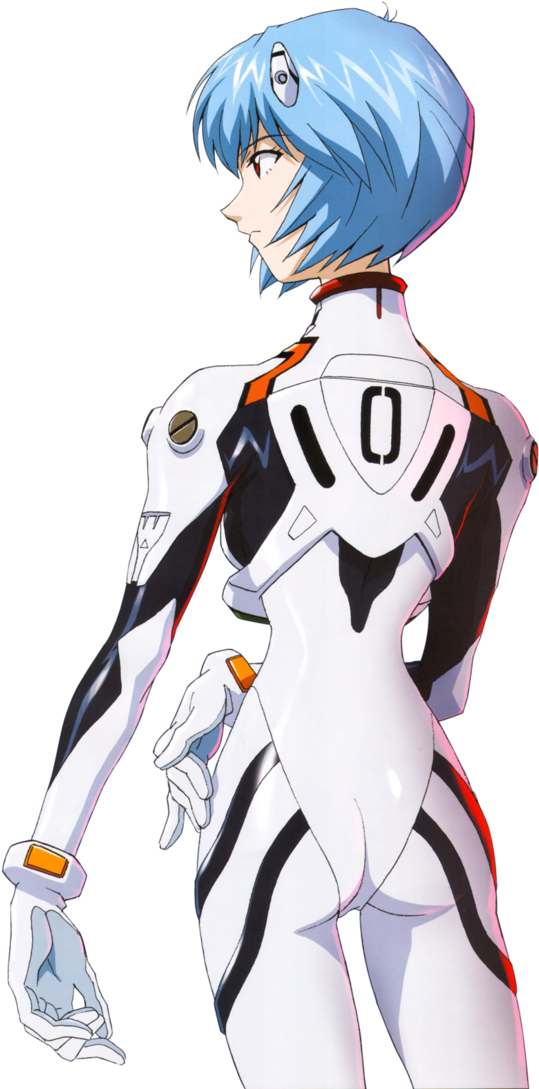 Rei Ayanami Evangelion Character PNG Image