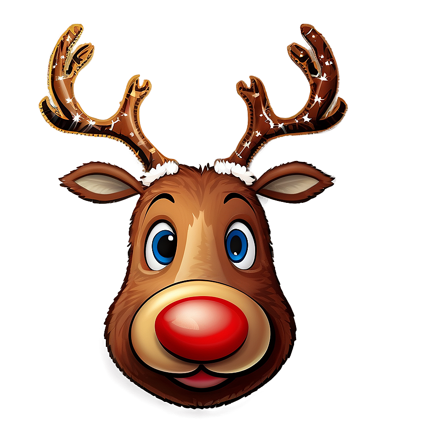 Reindeer Face Clipart Png Xqd94 PNG Image