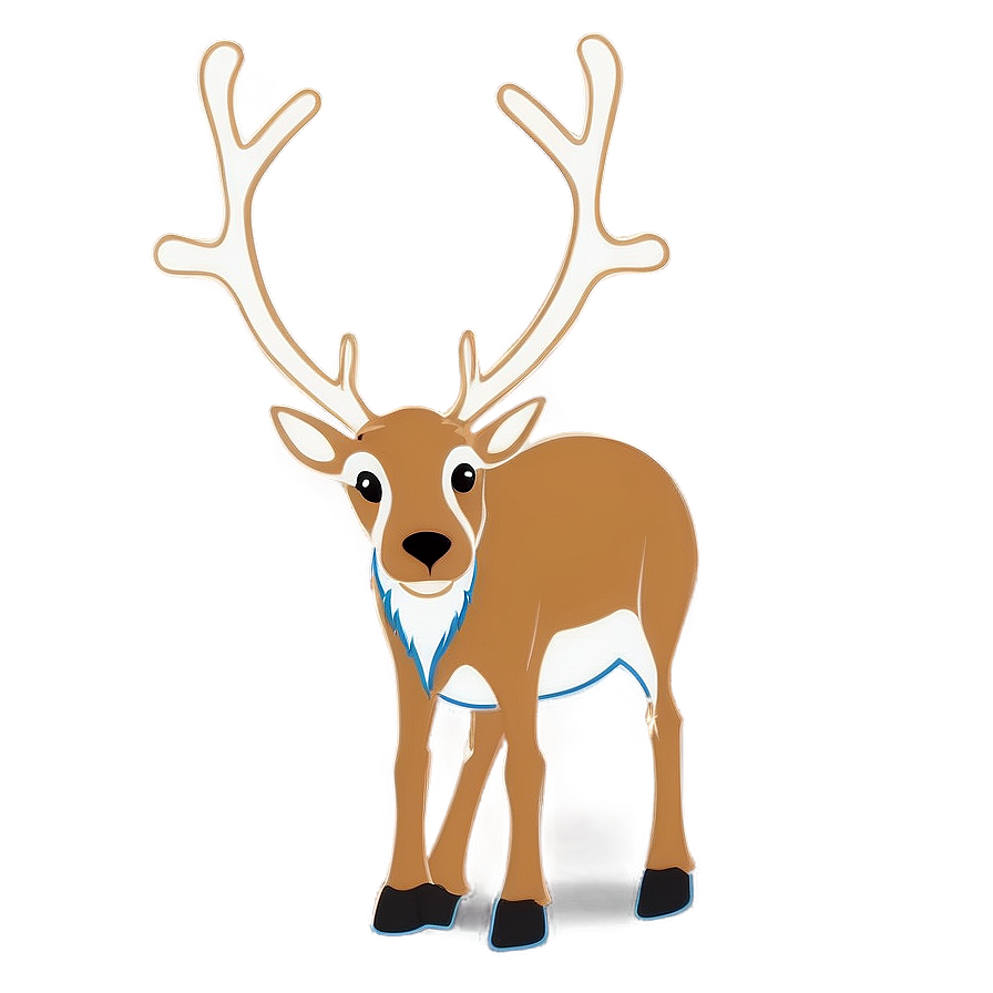 Reindeer Outline Png 39 PNG Image