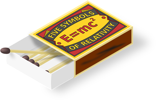 Relativity Matchbox Design PNG Image