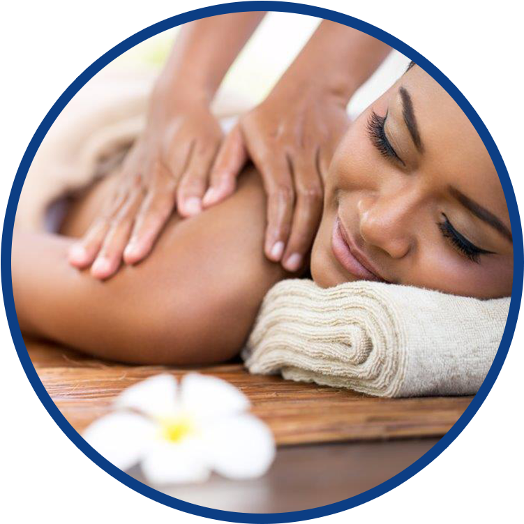 Relaxing Shoulder Massage PNG Image