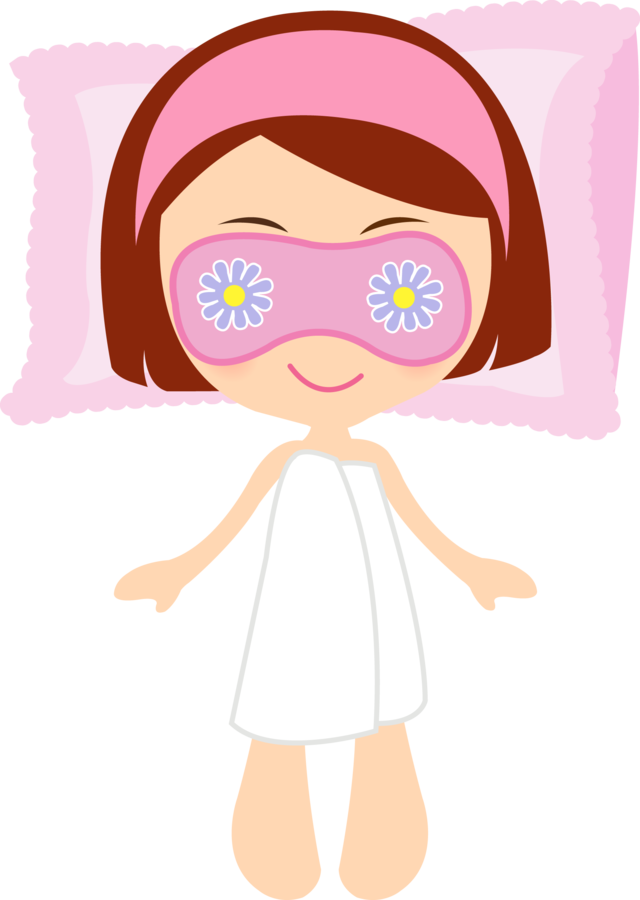 Relaxing Spa Experience Cartoon PNG Image