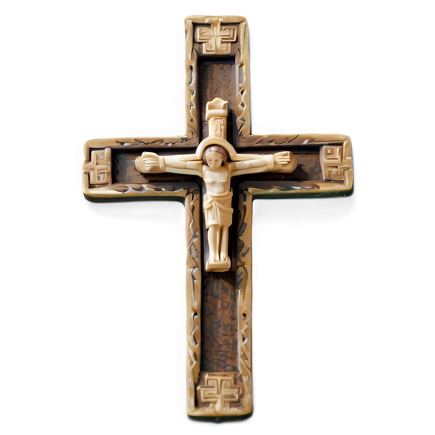 Religious Cross Outline Png 06122024 PNG Image