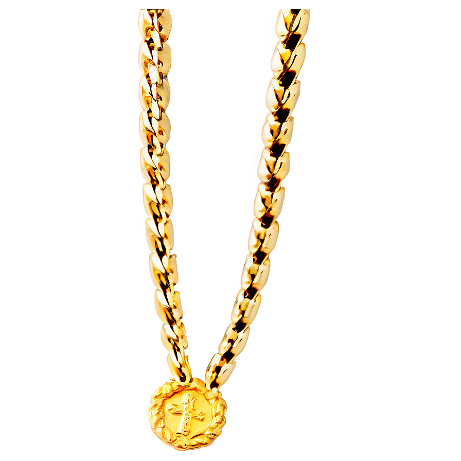 Religious Gold Necklace Png 66 PNG Image