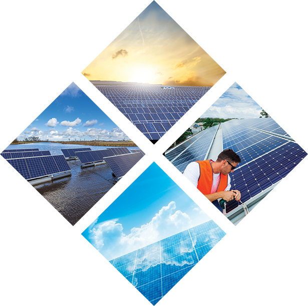 Renewable Energy Collage PNG Image