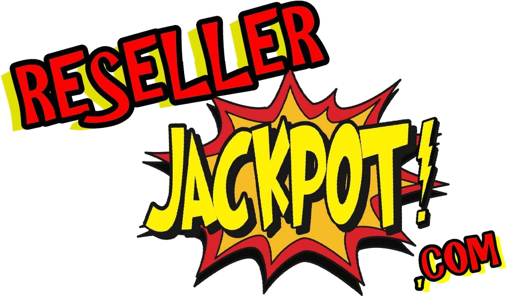 Reseller Jackpot Comic Style PNG Image