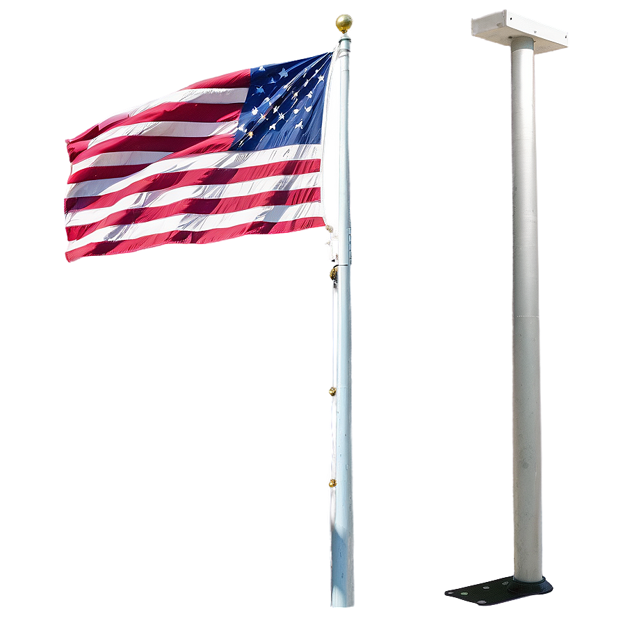 Residential Flagpole Setup Png Upv PNG Image