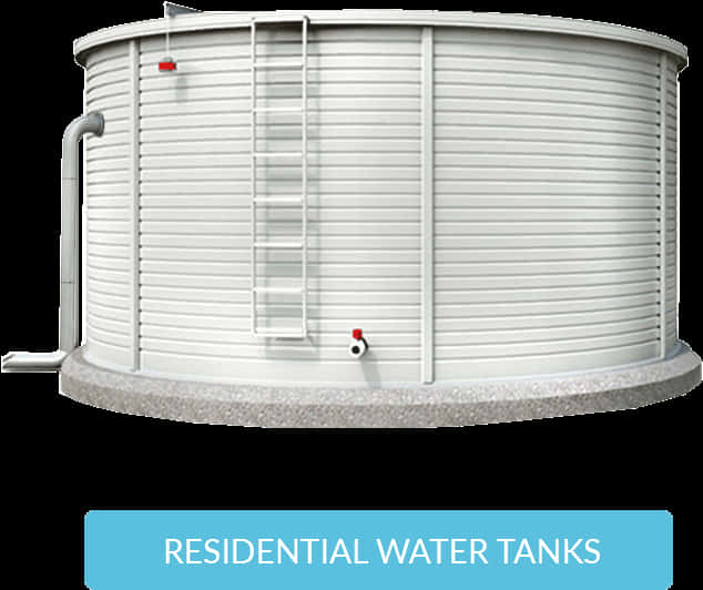 Residential Water Tank Storage PNG Image